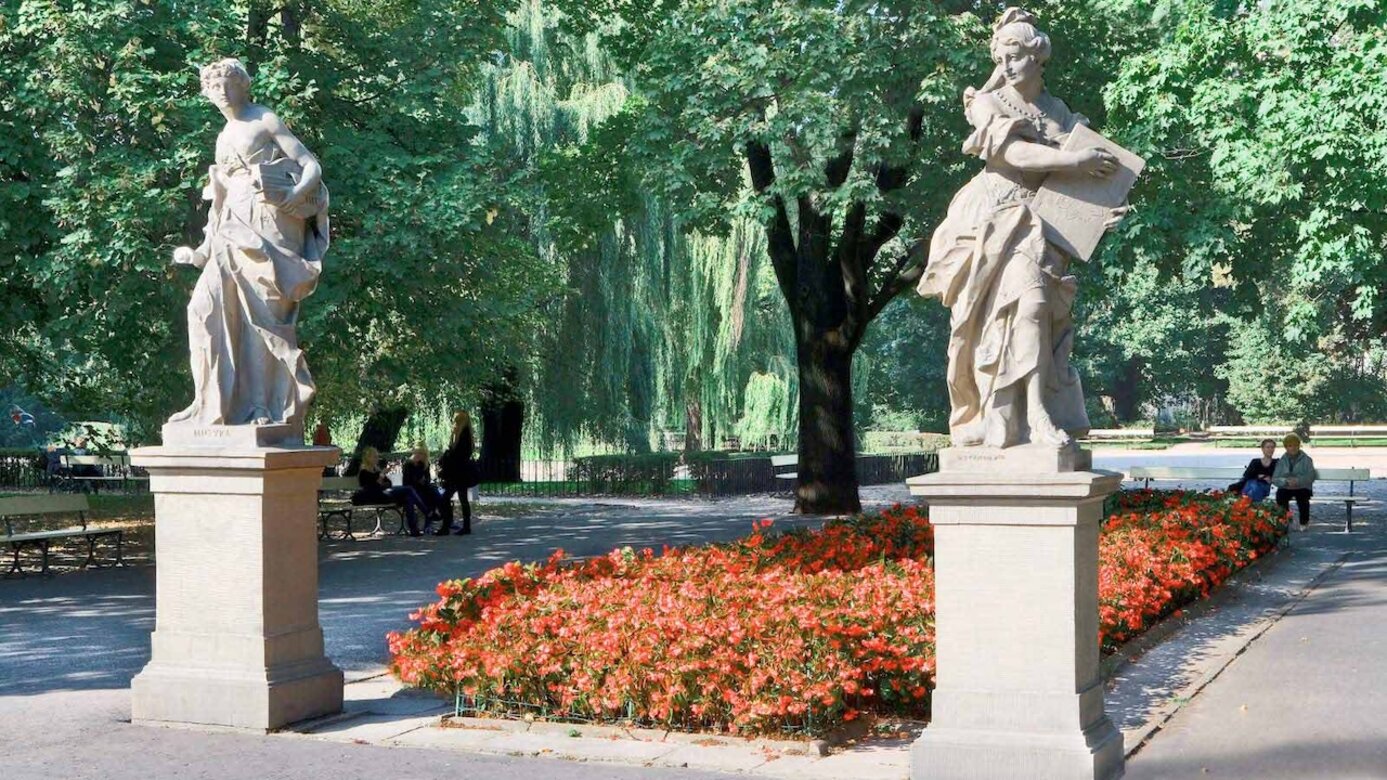Lazienki park