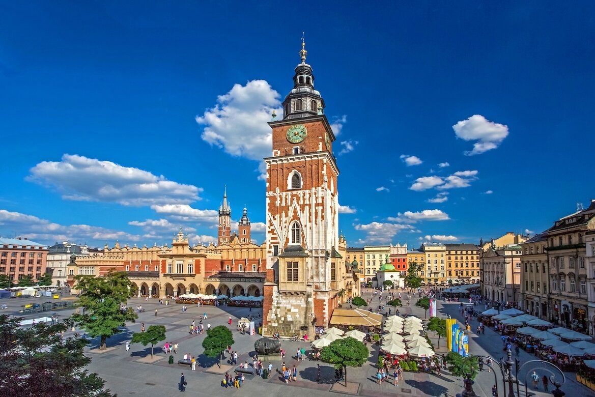 Krakow stora torg
