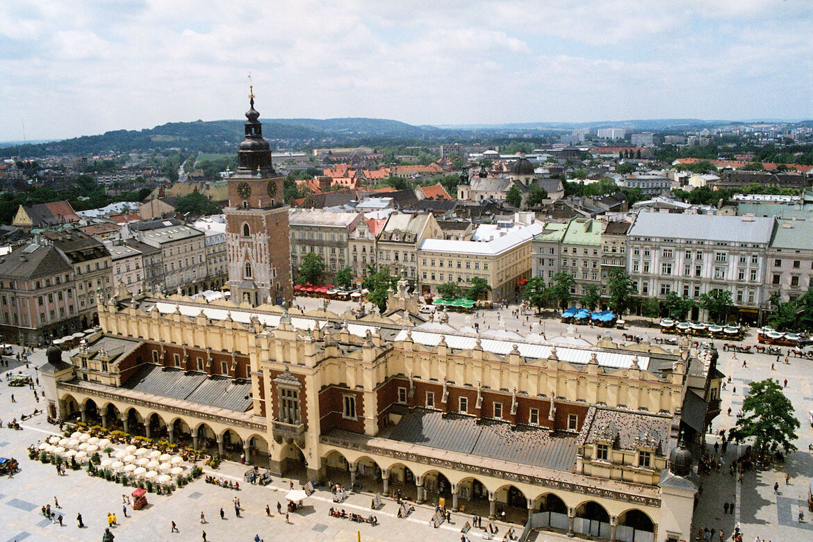 Krakow stora torg